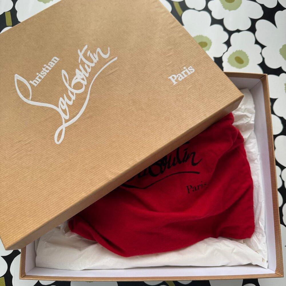 Christian Louboutin Sling Nodo 120 mm Crepe Satin Heels - Black EU 37 - Picture 10 of 12